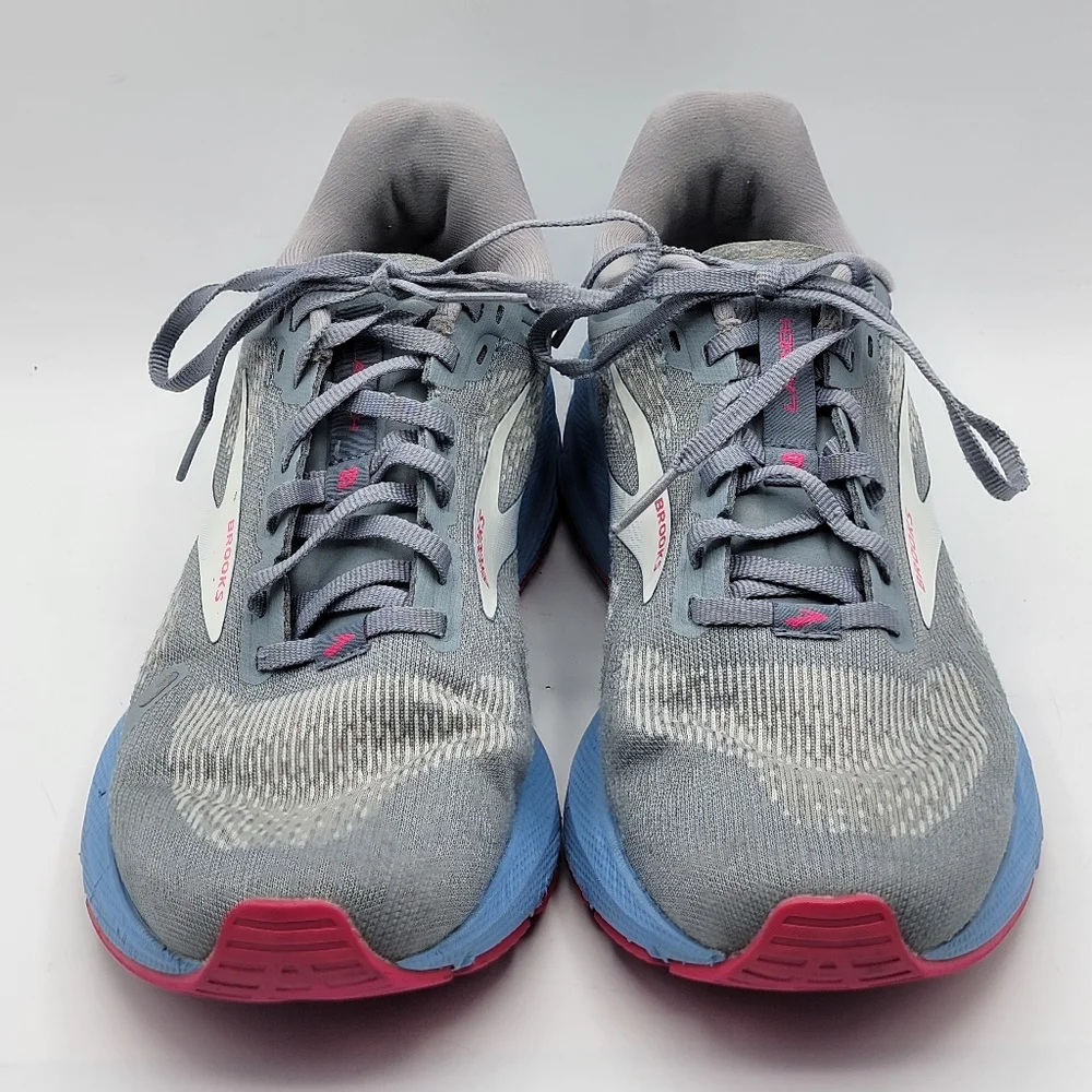 Brooks Women's‎ Gray and Blue Running Shoes Size 8.5  #1672